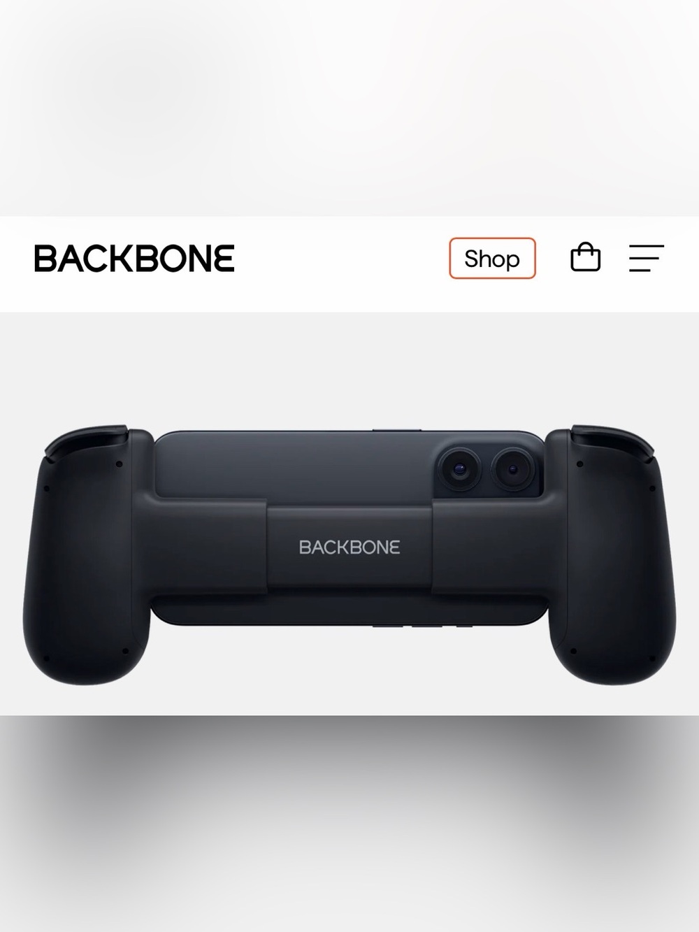 Backbone Compact Black Mobile Gaming Controller - Picture 2 of 4